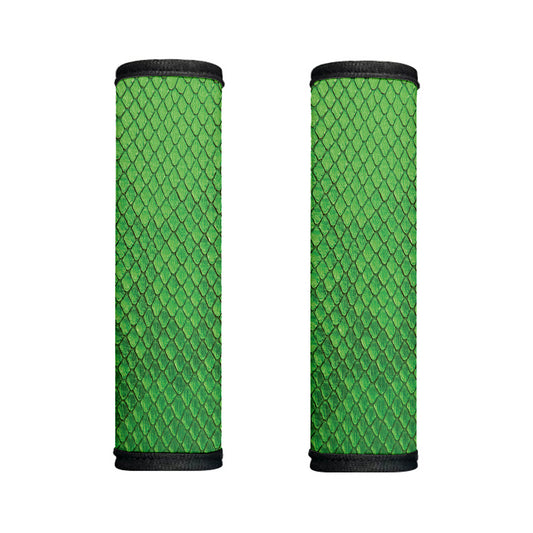 Green Python Snakeskin Print Handle Covers