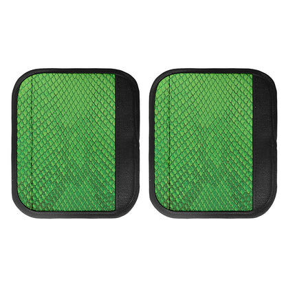 Green Python Snakeskin Print Handle Covers