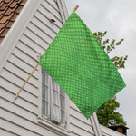 Green Python Snakeskin Print House Flag