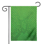 Green Python Snakeskin Print House Flag