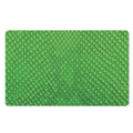 Green Python Snakeskin Print Polyester Doormat