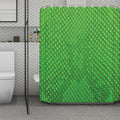 Green Python Snakeskin Print Polyester Shower Curtain