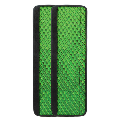 Green Python Snakeskin Print Refrigerator Handle Covers