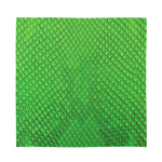 Green Python Snakeskin Print Silk Bandana