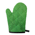 Green Python Snakeskin Print Single Oven Mitt