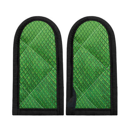 Green Python Snakeskin Print Skillet Handle Cover