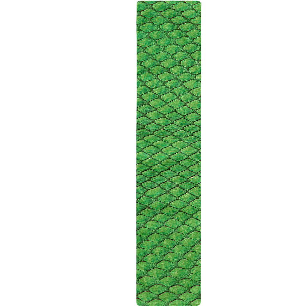 Green Python Snakeskin Print Table Runner