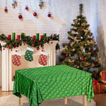 Green Python Snakeskin Print Tablecloth