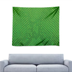 Green Python Snakeskin Print Tapestry