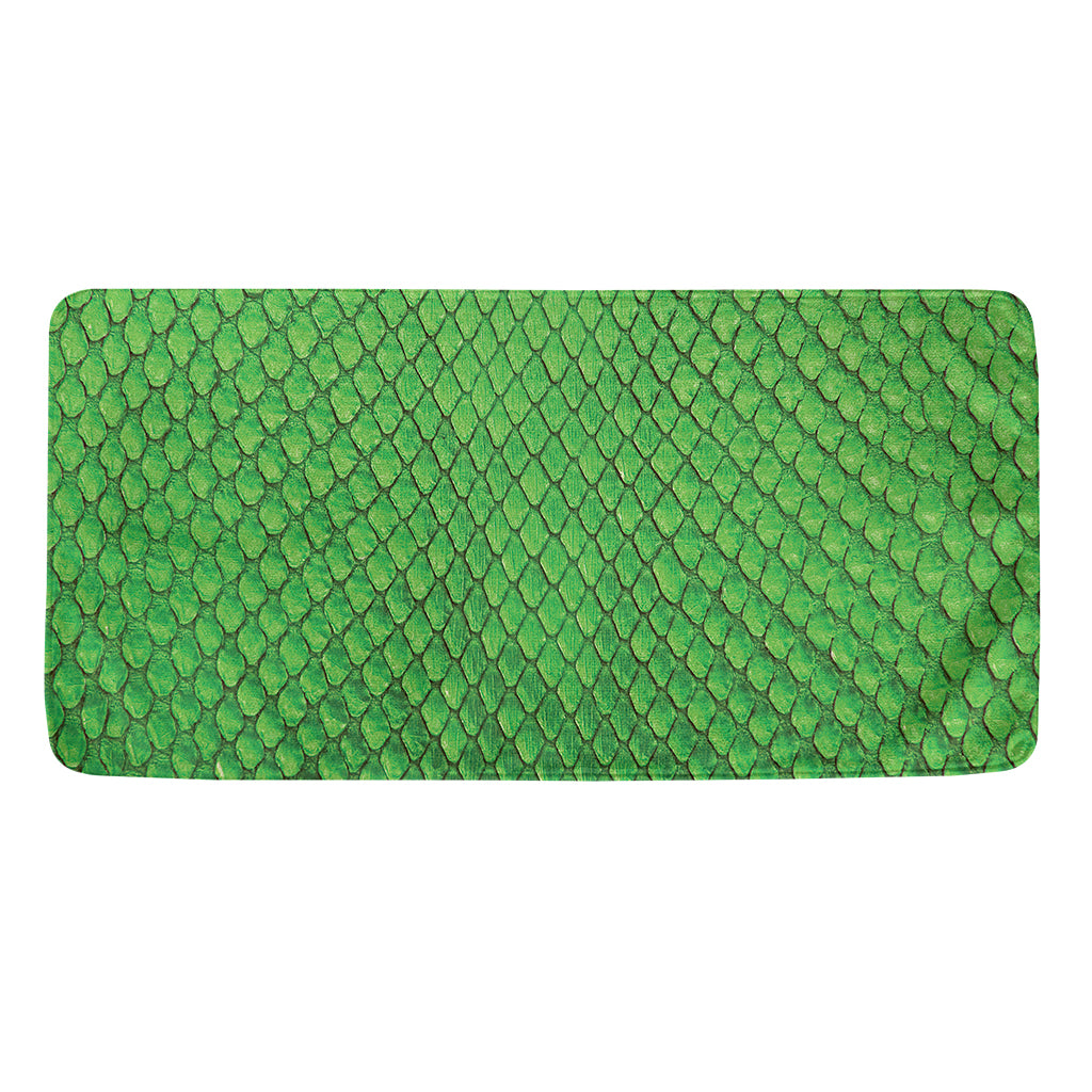 Green Python Snakeskin Print Towel