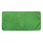 Green Python Snakeskin Print Towel