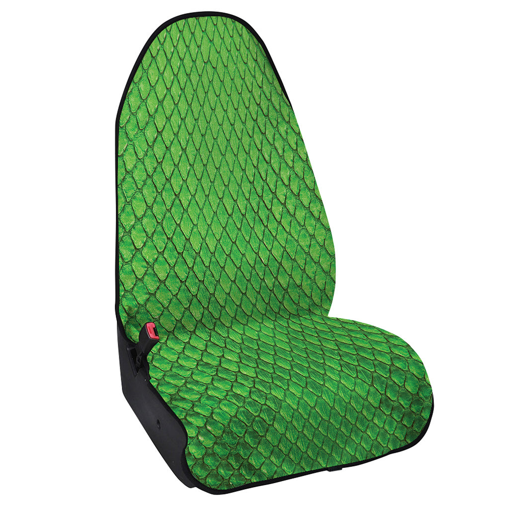 Green Python Snakeskin Print Waterproof Car Seat Cover