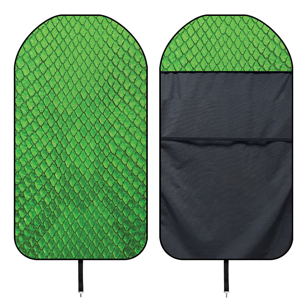 Green Python Snakeskin Print Waterproof Car Seat Cover