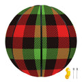 Green Red And Black Buffalo Plaid Print Basketball