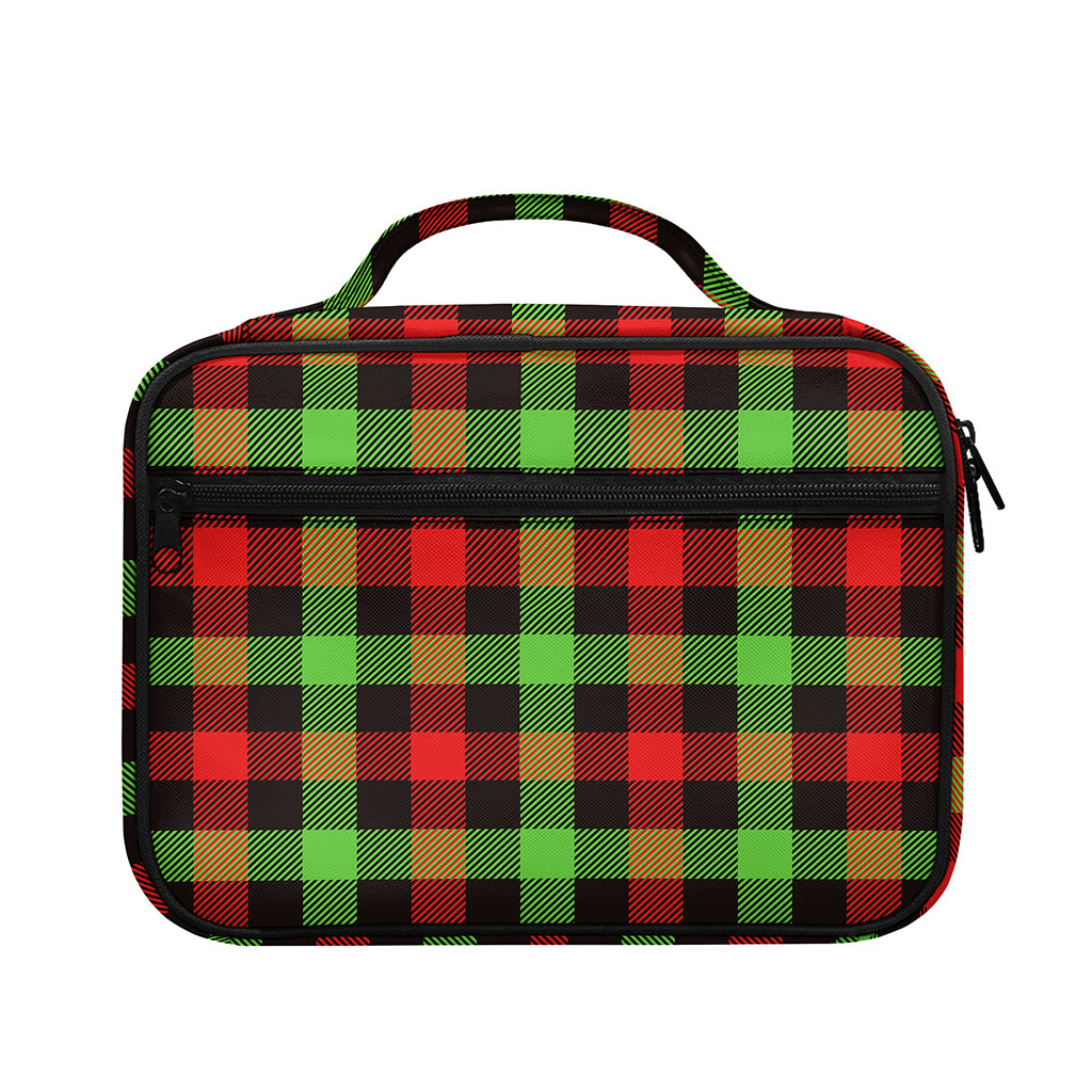 Green Red And Black Buffalo Plaid Print Briefcase Bible Bag