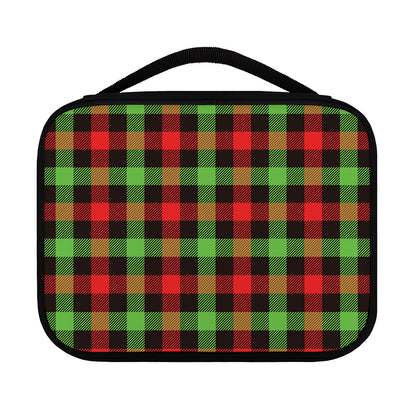 Green Red And Black Buffalo Plaid Print Classic Bible Case