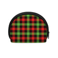 Green Red And Black Buffalo Plaid Print Coin Purse
