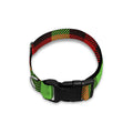 Green Red And Black Buffalo Plaid Print Dog Collar