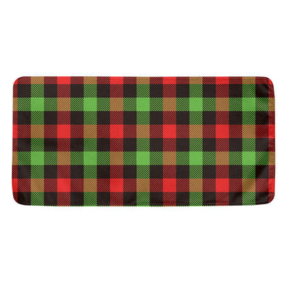 Green Red And Black Buffalo Plaid Print Towel