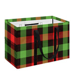 Green Red And Black Buffalo Plaid Print Utility Tote Bag
