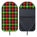 Green Red And Black Buffalo Plaid Print Waterproof Car Seat Cover