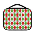 Green Red And White Argyle Pattern Print Classic Bible Case