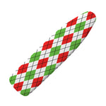 Green Red And White Argyle Pattern Print Ironing Board Cover