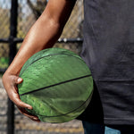 Green Reticulated Python Snake Print Basketball