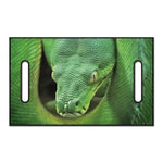 Green Reticulated Python Snake Print Golf Cart Seat Cover