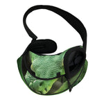 Green Reticulated Python Snake Print Pet Sling Carrier