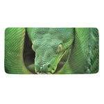 Green Reticulated Python Snake Print Towel