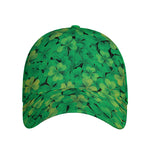 Green Shamrock Leaf Pattern Print Baseball Cap