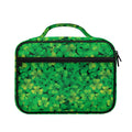 Green Shamrock Leaf Pattern Print Briefcase Bible Bag