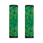 Green Shamrock Leaf Pattern Print Handle Covers
