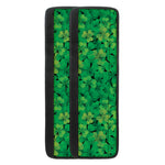 Green Shamrock Leaf Pattern Print Refrigerator Handle Covers
