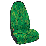 Green Shamrock Leaf Pattern Print Waterproof Car Seat Cover