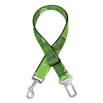 Green Shamrock Plaid Pattern Print Dog Seat Belt