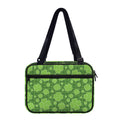 Green Shamrock Plaid Pattern Print Double Strap Bible Bag