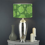 Green Shamrock Plaid Pattern Print Drum Lamp Shade