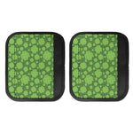 Green Shamrock Plaid Pattern Print Handle Covers
