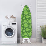 Green Shamrock Plaid Pattern Print Ironing Board Cover