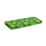 Green Shamrock Plaid Pattern Print Piano Keyboard Cover