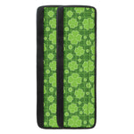 Green Shamrock Plaid Pattern Print Refrigerator Handle Covers