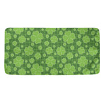 Green Shamrock Plaid Pattern Print Towel