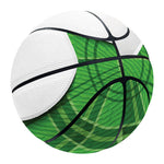 Green Shamrock Tartan Print Basketball