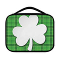 Green Shamrock Tartan Print Classic Bible Case