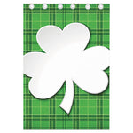 Green Shamrock Tartan Print Curtain