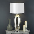 Green Shamrock Tartan Print Drum Lamp Shade