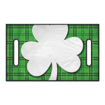 Green Shamrock Tartan Print Golf Cart Seat Cover