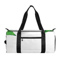 Green Shamrock Tartan Print Gym Bag
